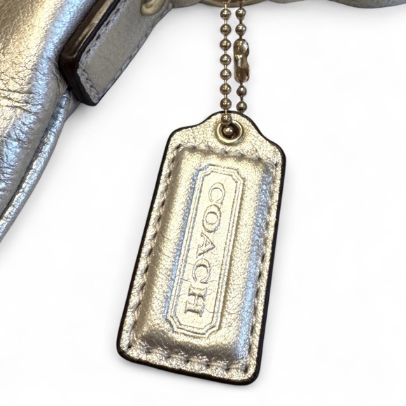 Coach Metallic Gold Leather Crossbody - Picture 4 of 8